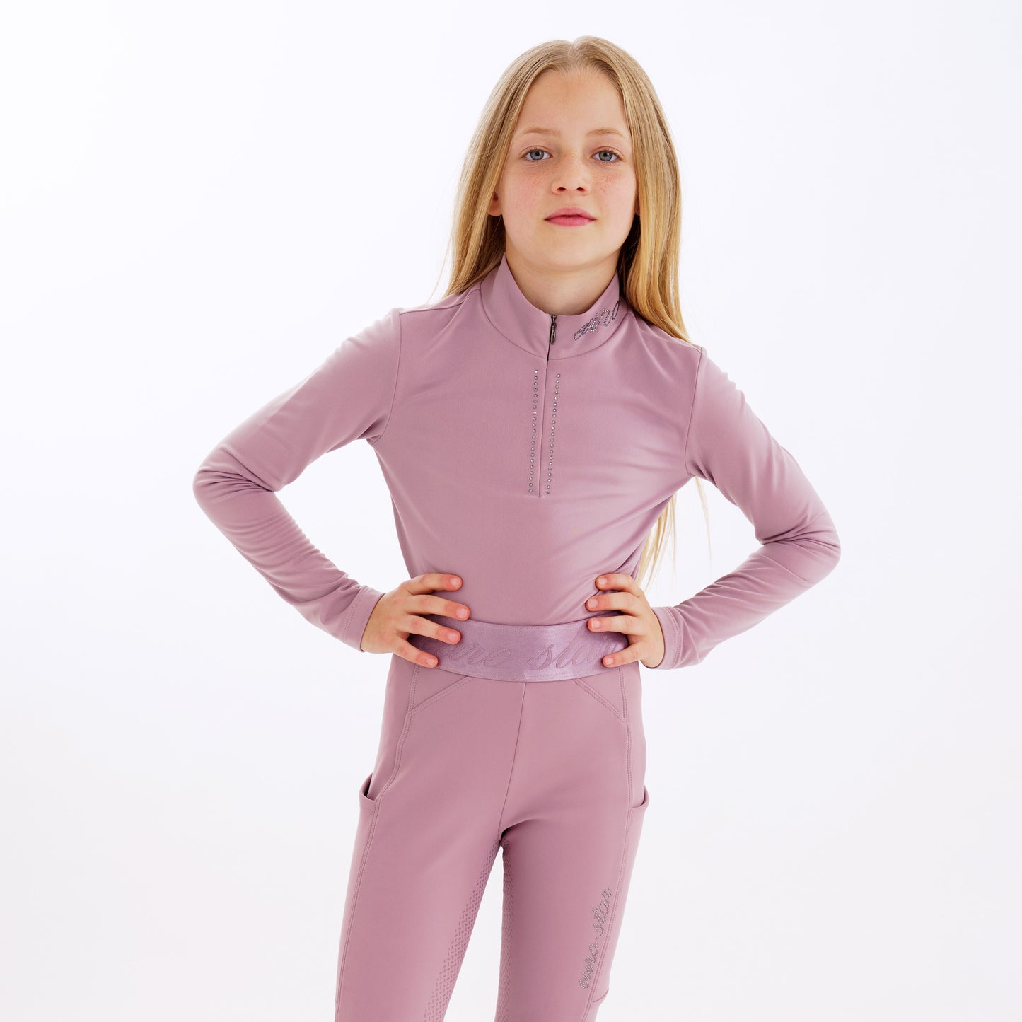 Kids Top Adeline, funktionströja till junior, flera färger