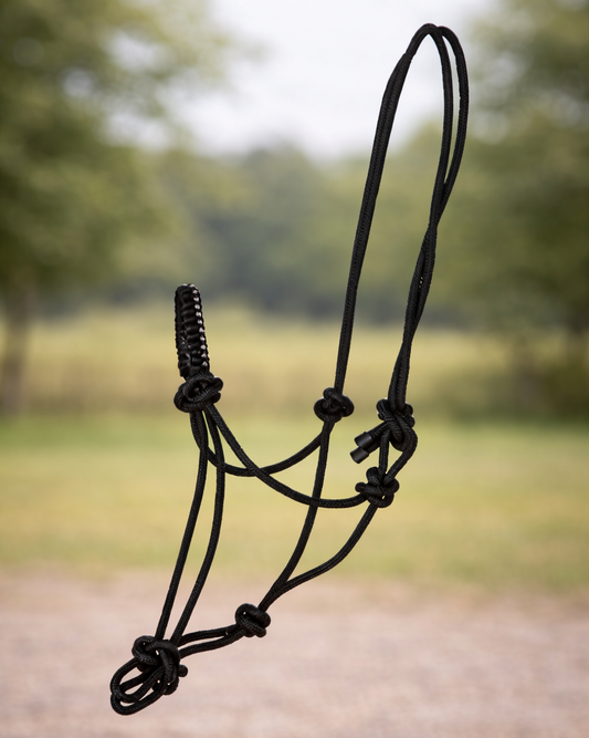 Manhattan Knot-Headcollar Freestyle, repgrimma med rhinestones