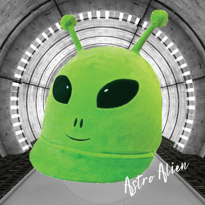 Equetech Astro Alien Hat Silk, hjälmöverdrag alien