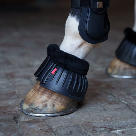 Bellboots Bells Fur, klassiska boots med fuskpäls