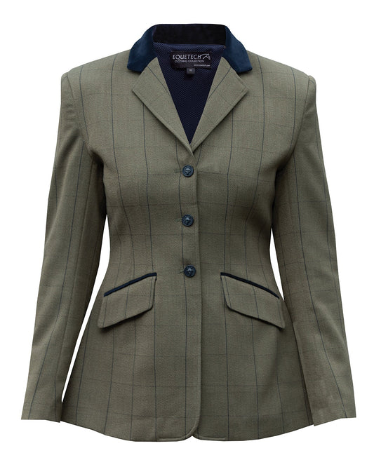 Bellingham Deluxe Stretch Tweed Riding Jacket, klassisk brittisk ridkavaj i tweed