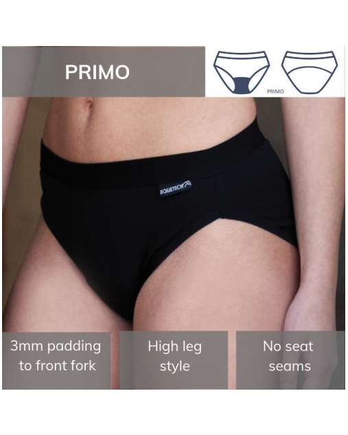 Bikini Brief Primo, underkläder för ryttare med padding