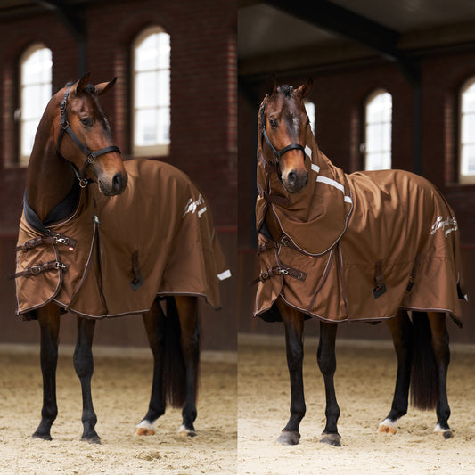 Outdoor Blanket Super-Proof 50 gr with neck, utetäcke med hals, flera färger