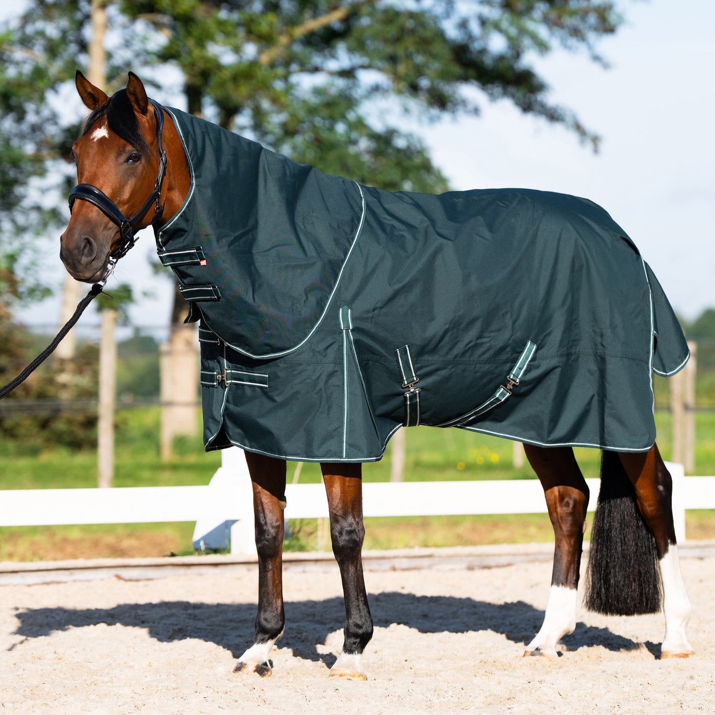 Outdoor blanket Basic with detachable neck 200gr, utetäcke flera färger