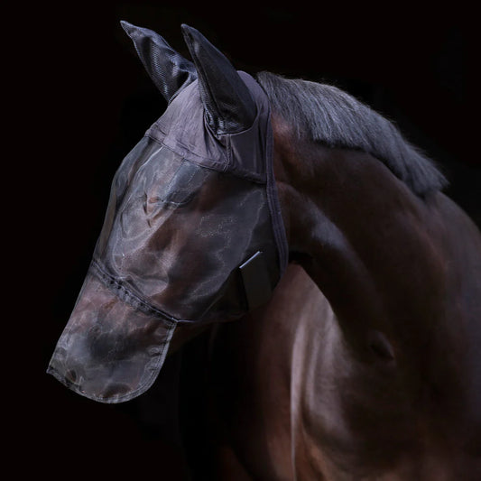 Imperial Riding Flymask with ears and noseflap, flugmask med öron och nosskydd
