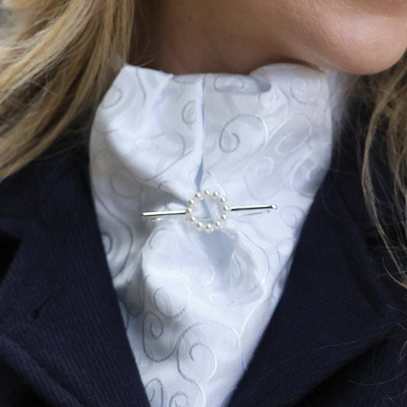 Equetech Deluxe Halo Stock Pin, plastrongnål
