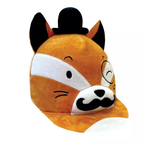 Equetech Dapper Fox Hat Silk, hjälmöverdrag räv