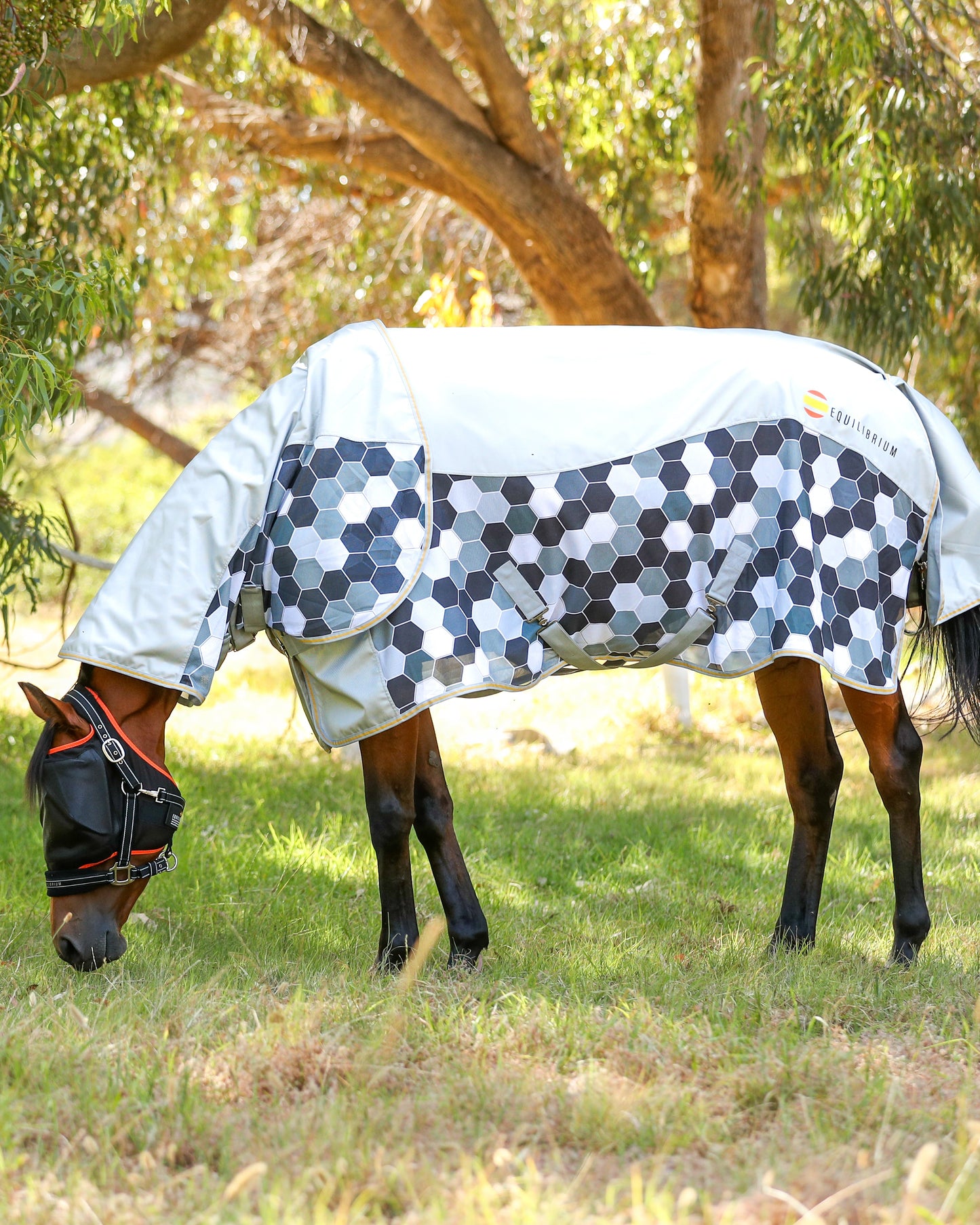 Field Relief Waterproof Fly Rug with Detachable Neck, vattentätt flugtäcke avtagbar hals
