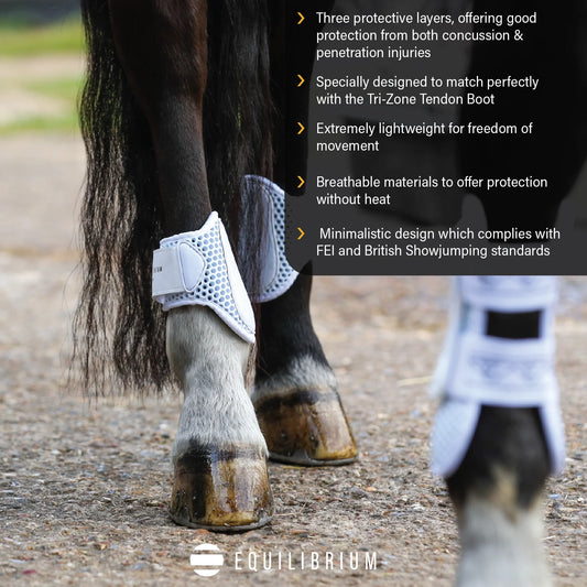 Tri-Zone Fetlock Boots, lätta bakbensskydd, flera färger