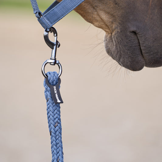 Imperial Riding Lead Rope Deluxe SH, grimskaft med pistolhake