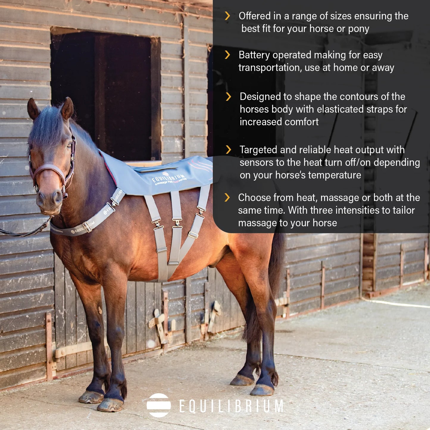 Equilibrium Massage Pad Heatsense, massagepad med värme