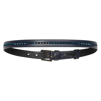 Belt Olania Sparkle, smalt läderbälte, flera färger