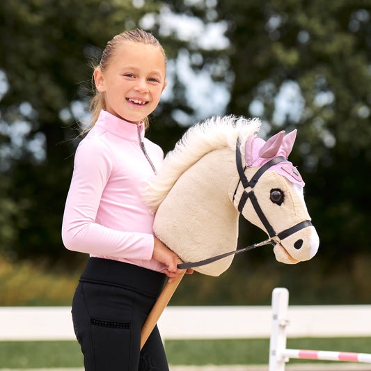 Hobby Horse Grand Prix, käpphäst med naturtrogen tjock man, flera färger