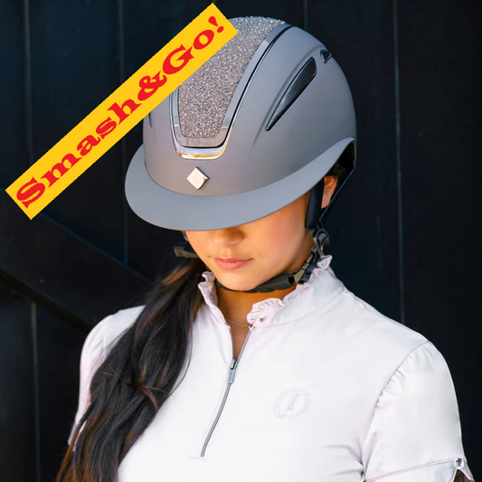 Smash&Go! Olania Deluxe big visor, snygg ridhjälm med bred skärm, flera färger