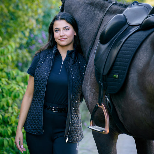 Imperial Riding Bodywarmer Shimmer, härlig vadderad väst