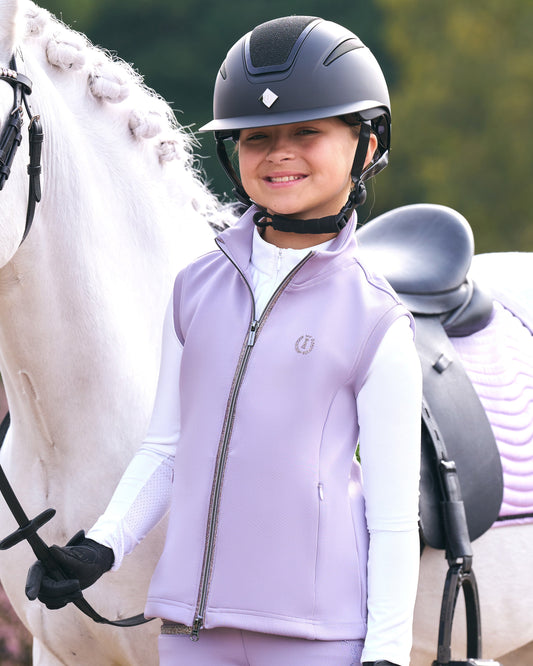 Kids Bodywarmer Izzy Sun, tunn ridväst barn/junior