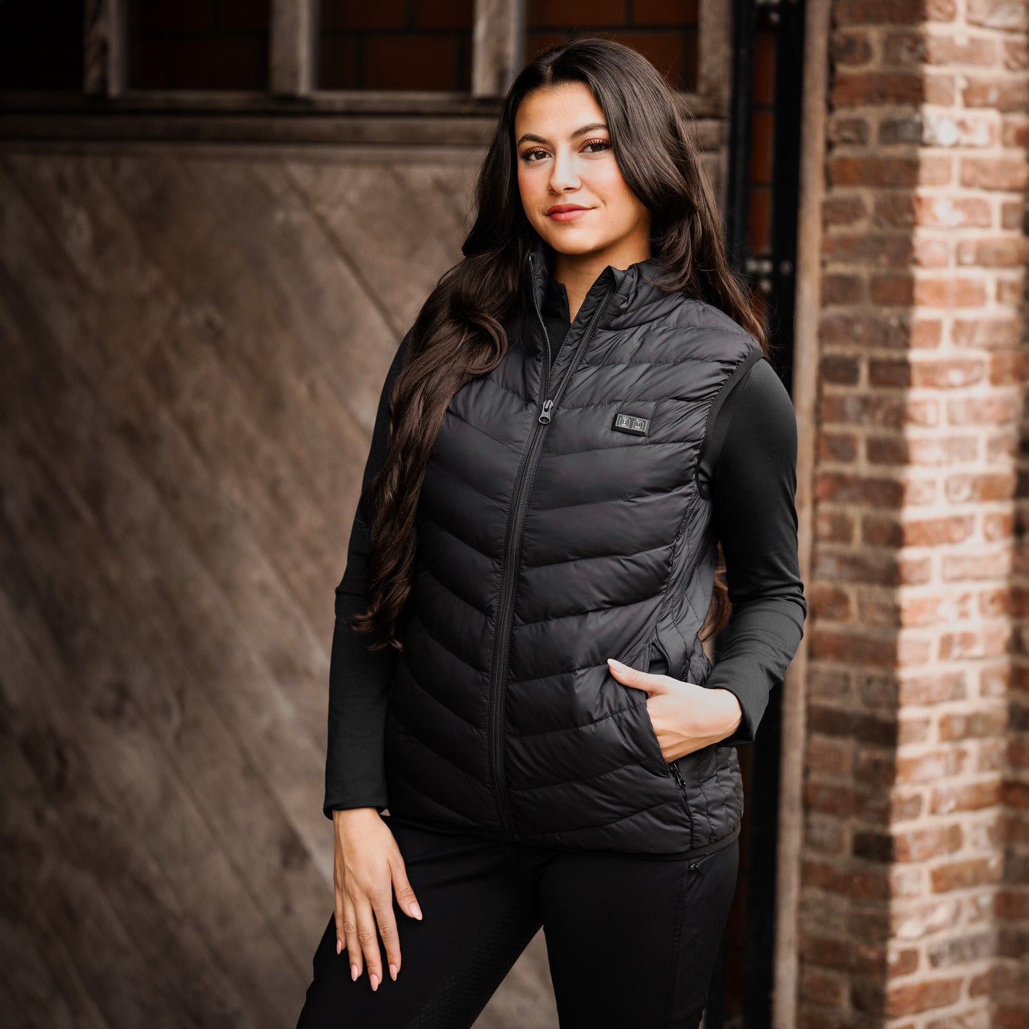 Bodywarmer Heated, härlig uppvärmd ridväst