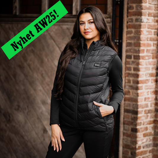 Bodywarmer Heated, härlig uppvärmd ridväst