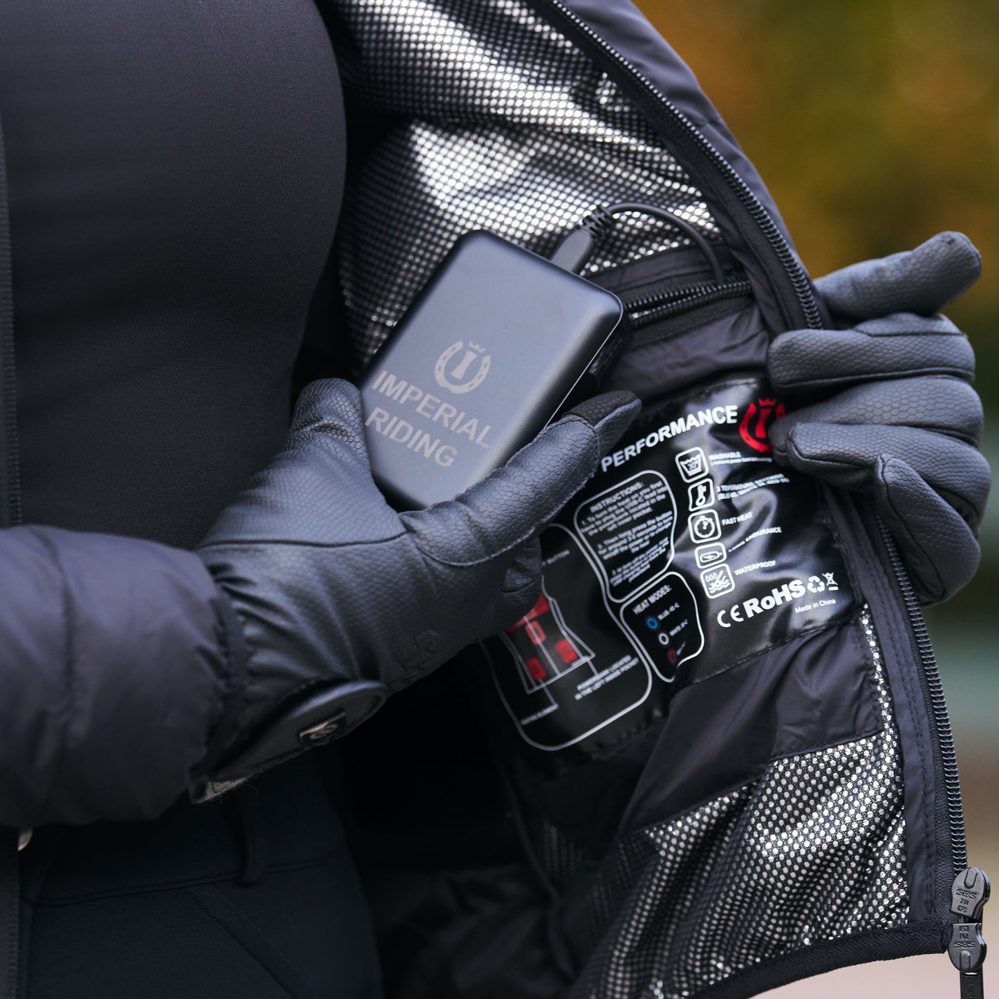 Jacket Heated, härlig uppvärmd ridjacka