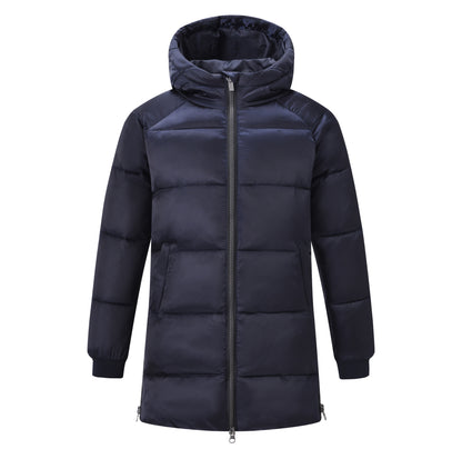 Kids Puffer Jacket Bodie, vadderad ridkappa med luva för barn junior, flera färger