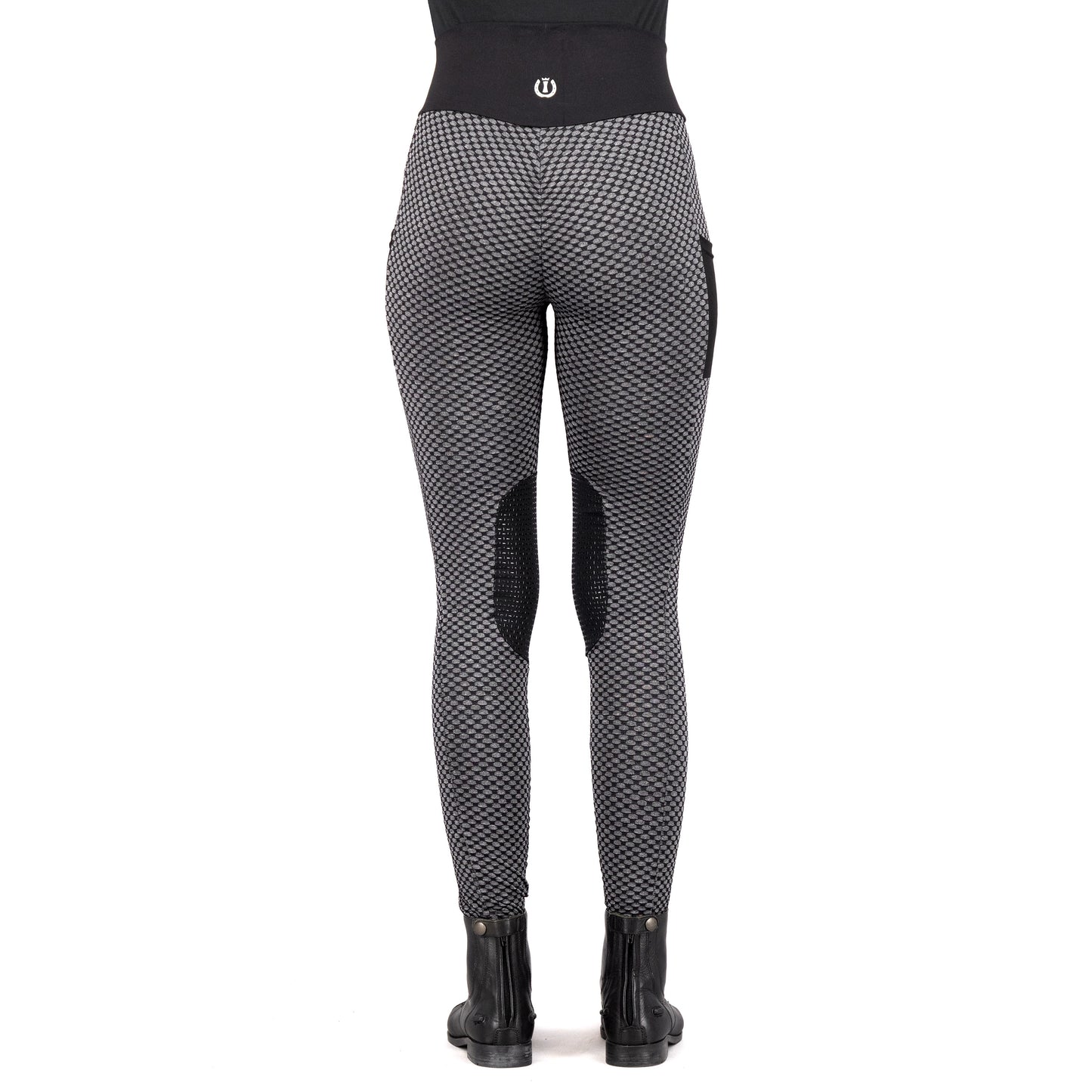 Imperial Riding Riding Tights Diamond Bubble Knee, knäskodda ridtights med hög midja