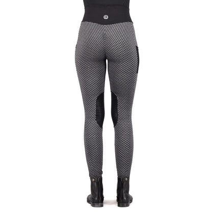 Imperial Riding Riding Tights Diamond Bubble Knee, knäskodda ridtights med hög midja