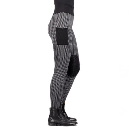 Imperial Riding Riding Tights Diamond Bubble Knee, knäskodda ridtights med hög midja