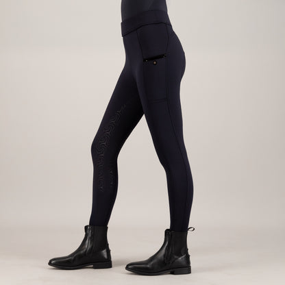 Riding Tights Teddy FullGrip, helskodda vinterridtights