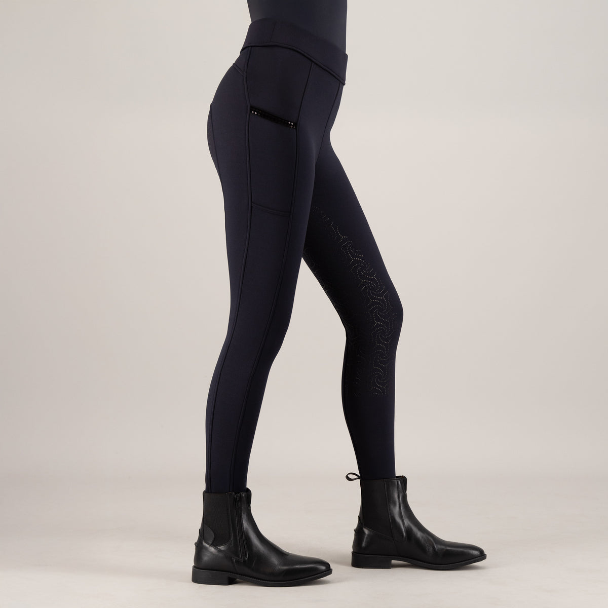 Riding Tights Teddy FullGrip, helskodda vinterridtights