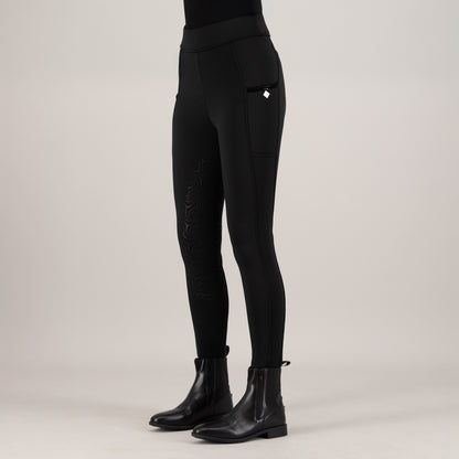 Riding Tights Teddy FullGrip, helskodda vinterridtights