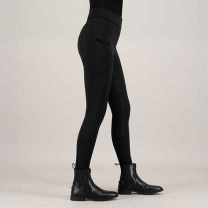 Riding Tights Teddy FullGrip, helskodda vinterridtights