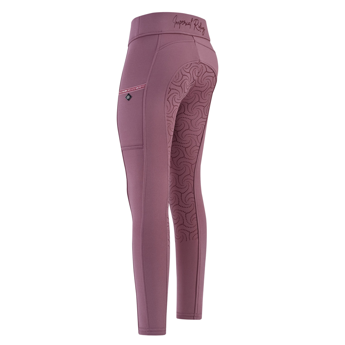 Kids Riding Tights Teddy FullGrip, helskodda vinterridtights barn/junior