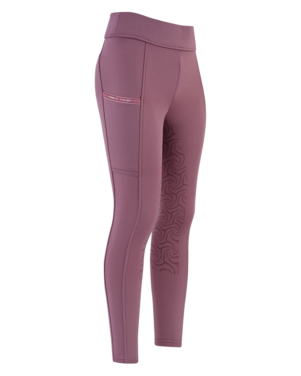 Kids Riding Tights Teddy FullGrip, helskodda vinterridtights barn/junior
