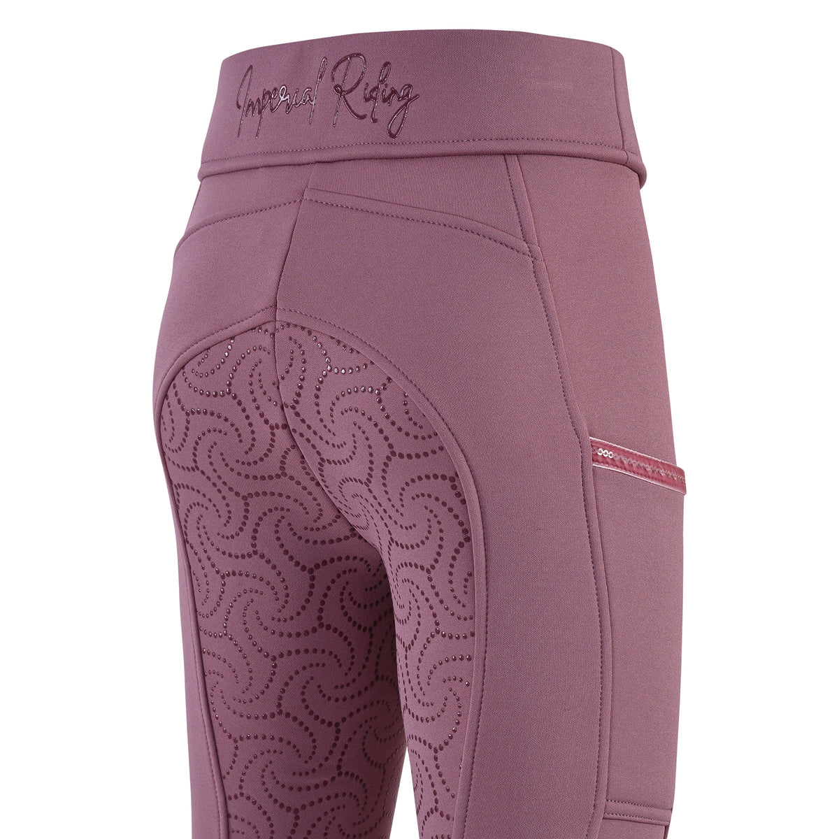 Kids Riding Tights Teddy FullGrip, helskodda vinterridtights barn/junior