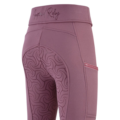 Kids Riding Tights Teddy FullGrip, helskodda vinterridtights barn/junior