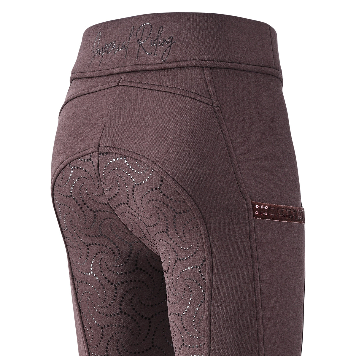 Kids Riding Tights Teddy FullGrip, helskodda vinterridtights barn/junior