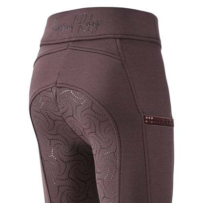 Kids Riding Tights Teddy FullGrip, helskodda vinterridtights barn/junior