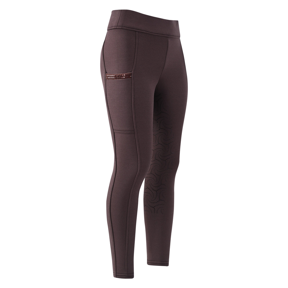 Kids Riding Tights Teddy FullGrip, helskodda vinterridtights barn/junior