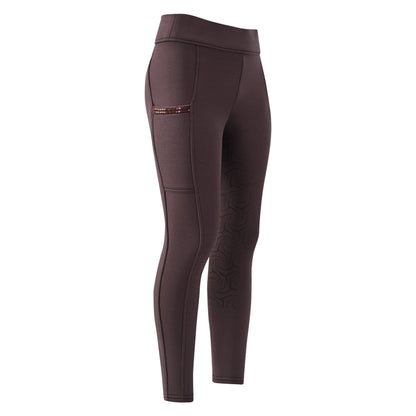 Kids Riding Tights Teddy FullGrip, helskodda vinterridtights barn/junior