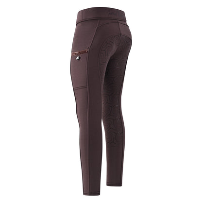 Kids Riding Tights Teddy FullGrip, helskodda vinterridtights barn/junior
