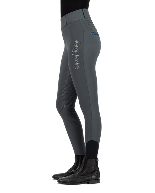 Riding Tights Shiny Sparks FullGrip, helskodda hög midja