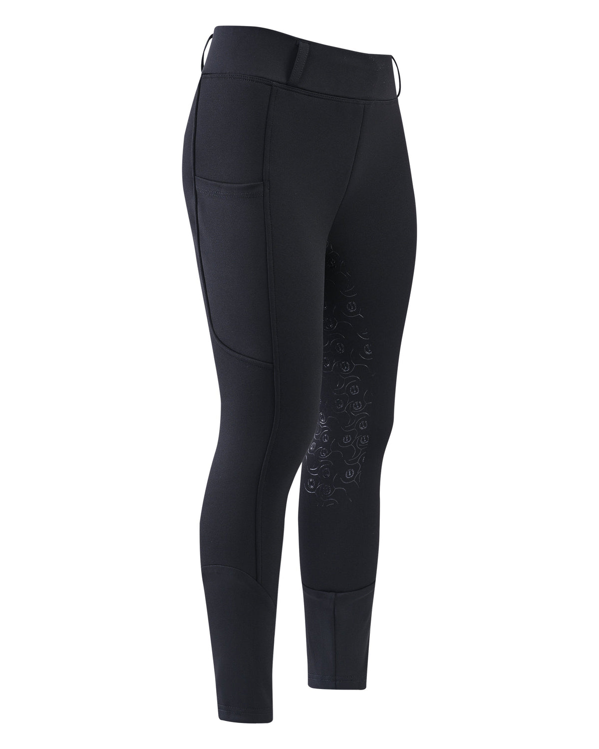 Kids Riding Tights Laura FullGrip, vintertights junior
