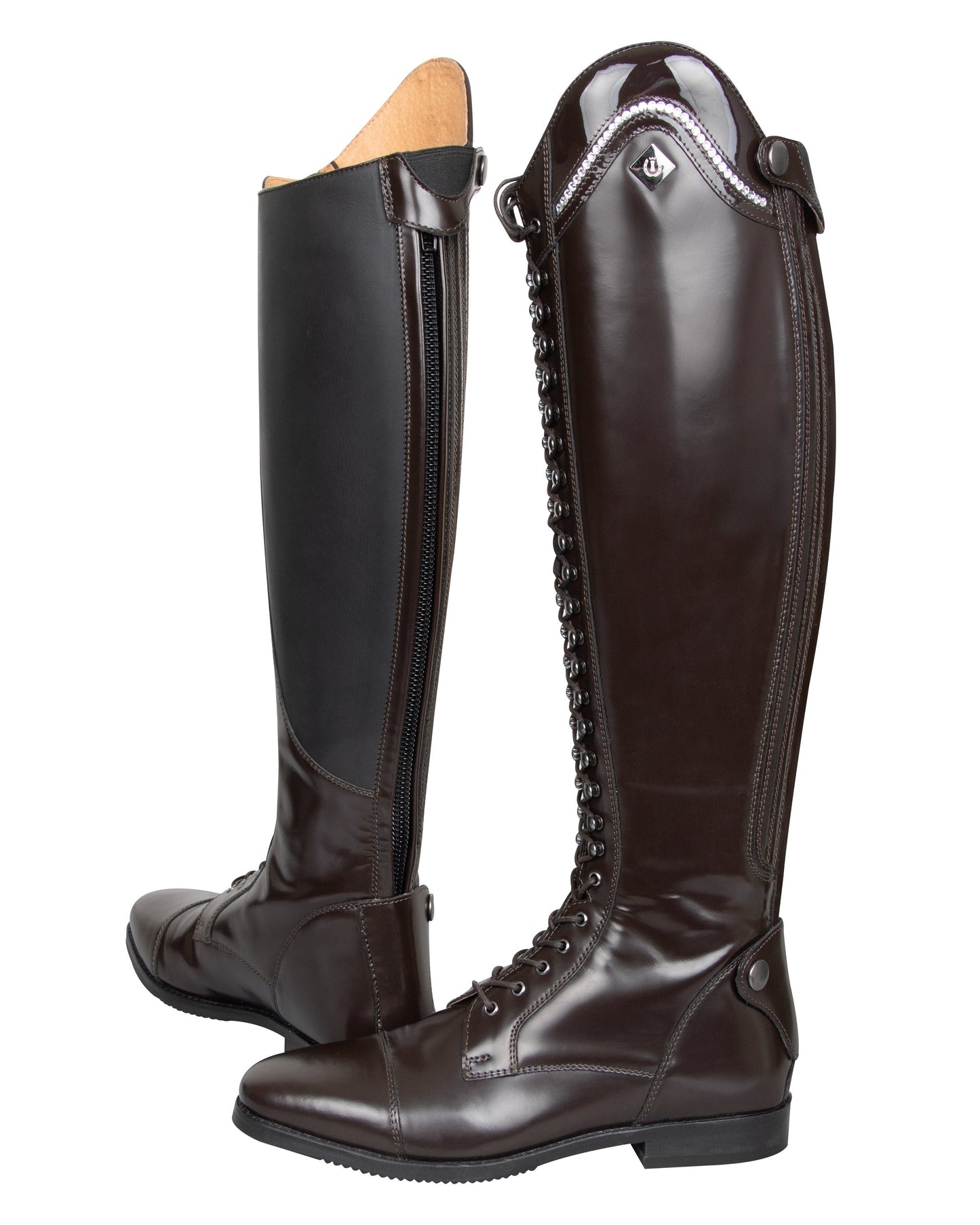 Olania Dressage Deluxe L/R, dressyrstövlar hård utsida högt skaft/normal vad