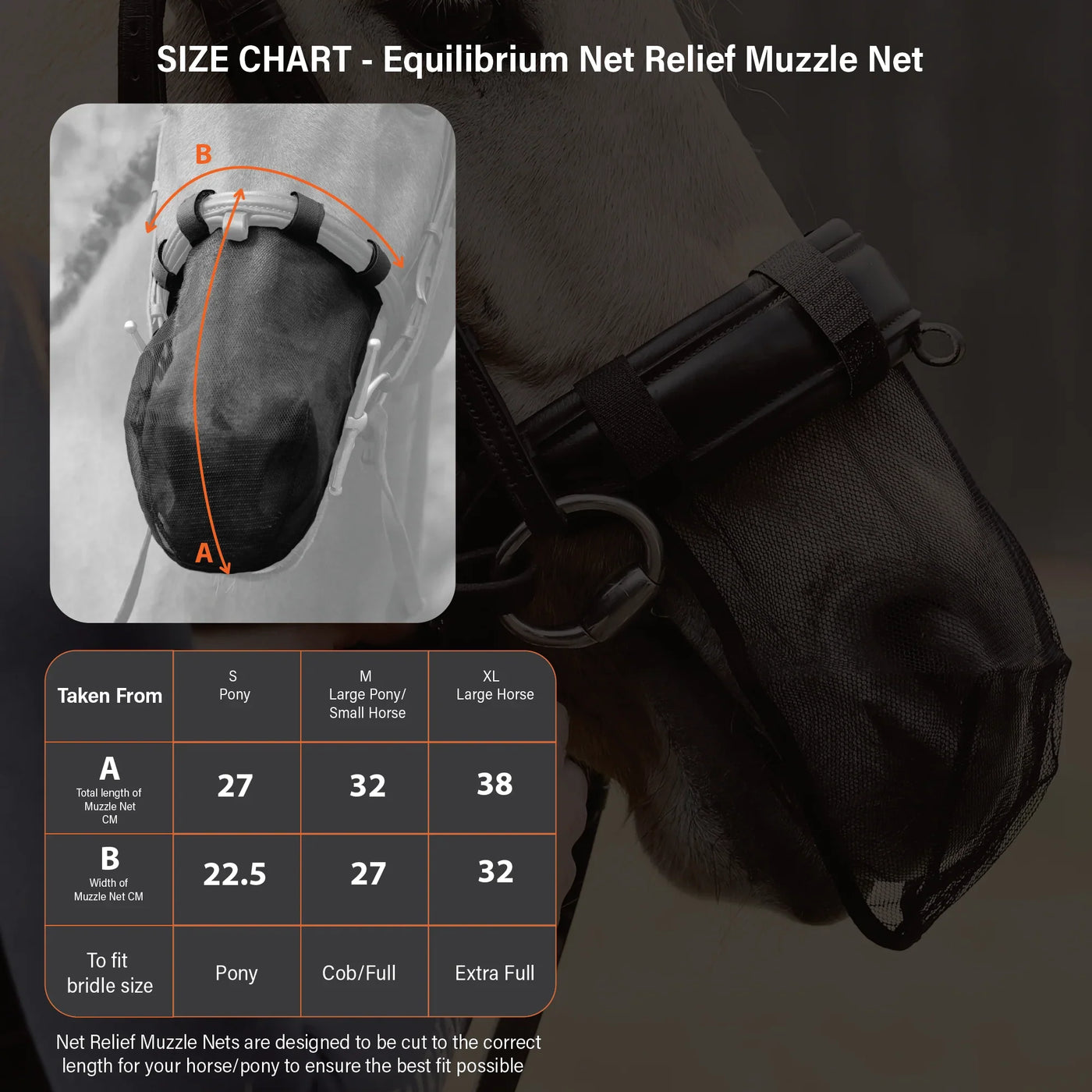 Net Relief Muzzle Net Equilibrium