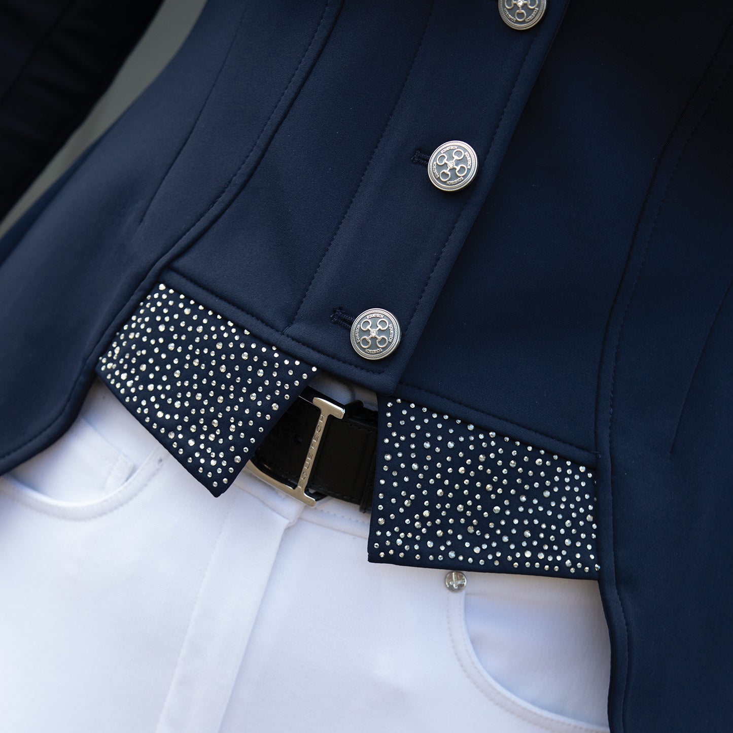 Equetech Premiere Competition Jacket, tävlingskavaj med Rhinestones