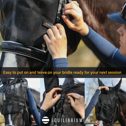 Net Relief Riding Mask, skydd för hästens ögon och öron
