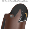 Patent Black (Lack) Victory&Studs
