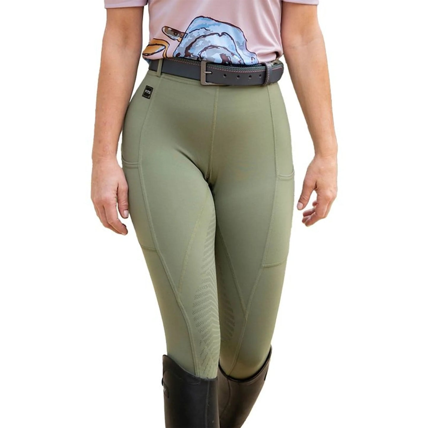 Techtread Lite Full Seat Pull On, tunn, sval sommarridbyxa