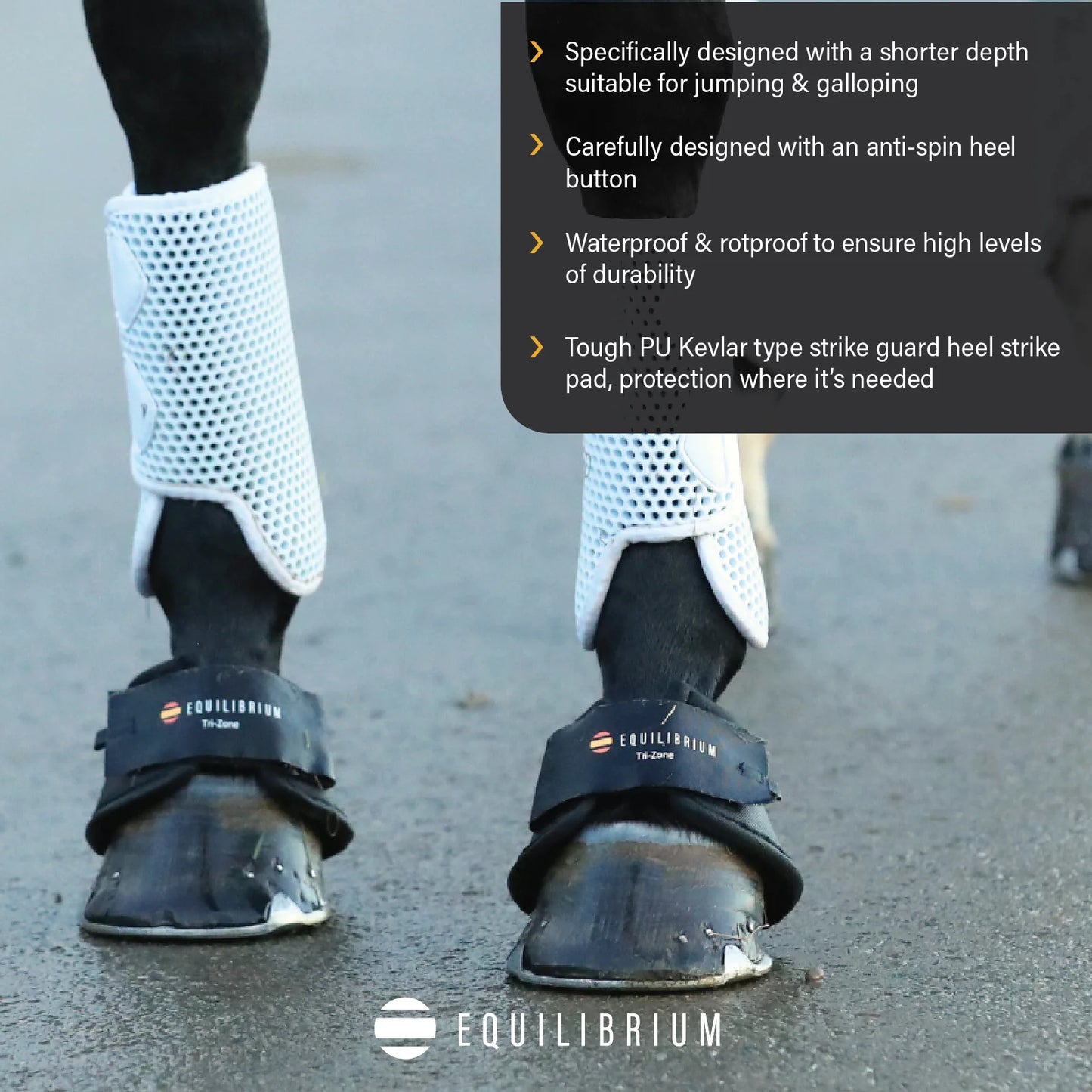 Tri-Zone Over Reach Boots, robusta boots med hög slittålighet