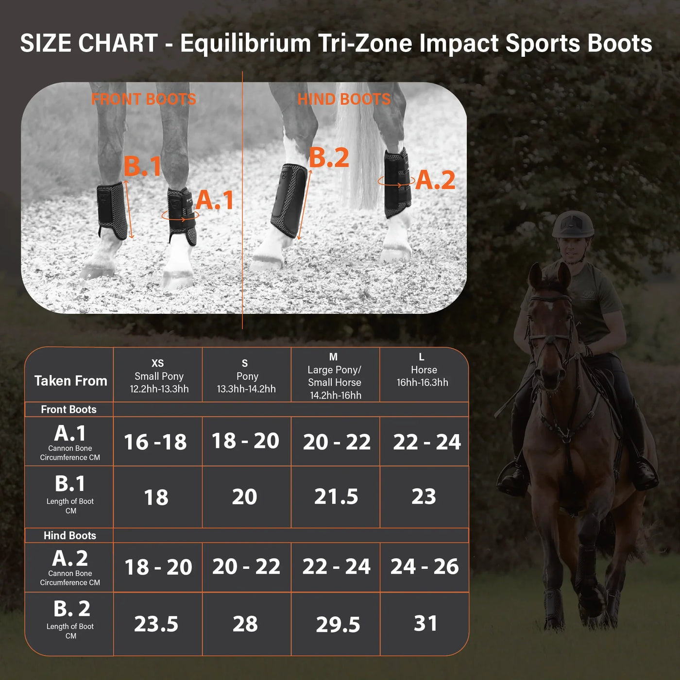Tri-Zone Impact Sports Boots Equilibrium